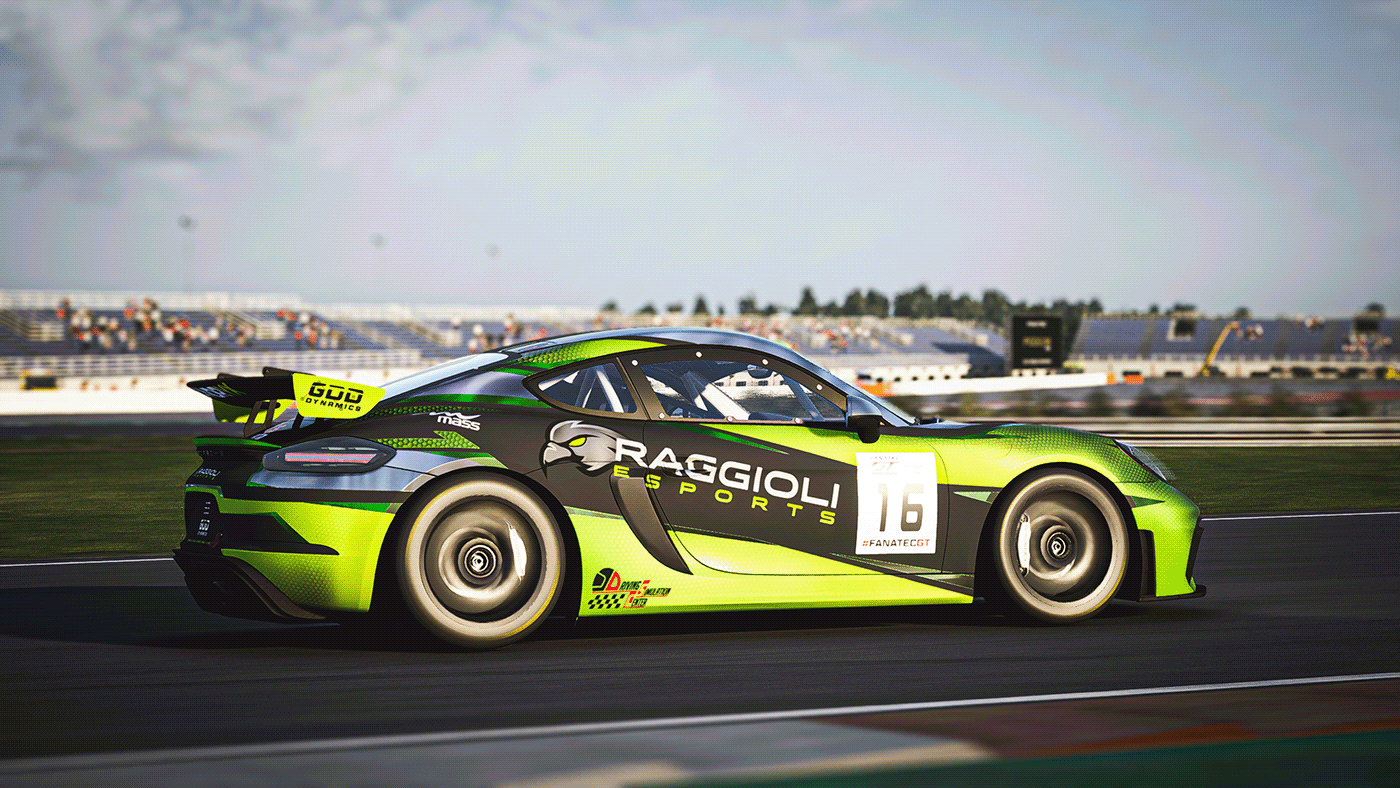 Raggioli eSports Porsche 718 GT4 livery