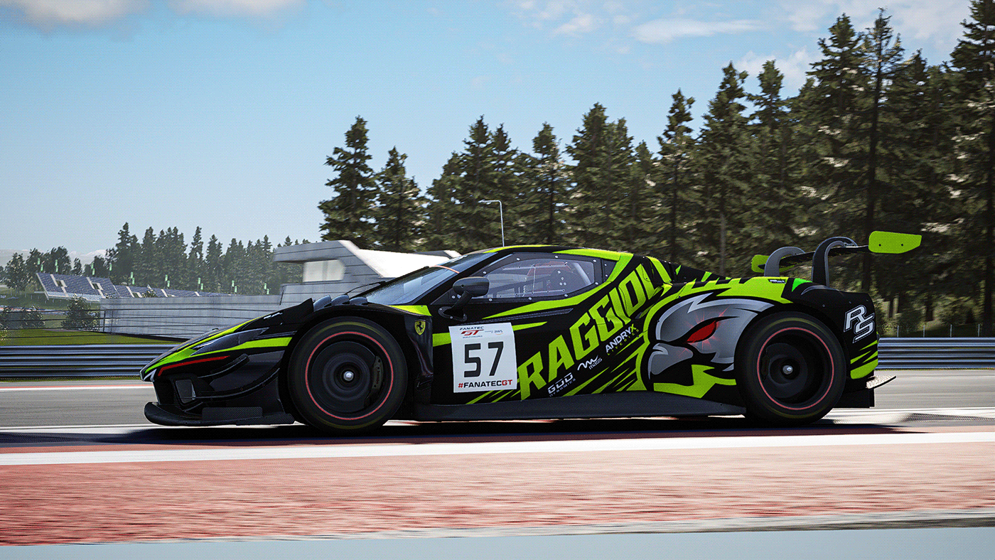 Raggioli eSports Ferrari 296 GT3, 2025 livery
